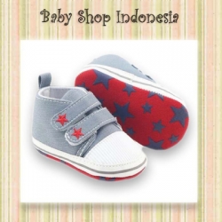large sepatu gray star